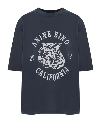 ANINE BING LEOPARD PRINT T-SHIRT