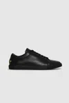 Anine Bing Liane Sneakers In Black Pebbled In Black