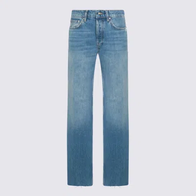 ANINE BING LIGHT BLUE COTTON JEANS