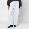 Anine Bing Womens Ultra Bleached Manon Wide-leg Denim Jeans