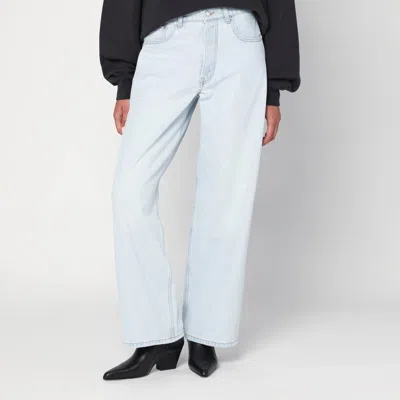 ANINE BING ANINE BING LIGHT BLUE JEANS IN ORGANIC DENIM