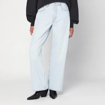ANINE BING ANINE BING LIGHT BLUE JEANS IN ORGANIC DENIM