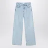 Anine Bing High-waisted Wide-leg Trousers With Vintage Appeal