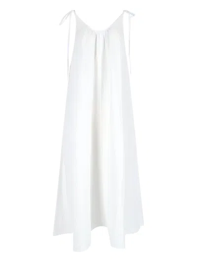 ANINE BING ANINE BING LIGHTWEIGHT LYOCELL-LINEN MIDI DRESS