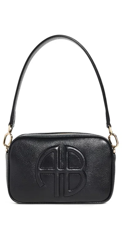Anine Bing Lili Leather Shoulder Bag In Black