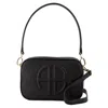 Anine Bing Lili Leather Shoulder Bag In Black