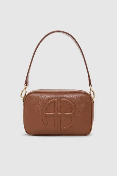 ANINE BING ANINE BING LILI BAG IN COGNAC PEBBLED