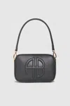 Anine Bing Lili Bag In Grey Pebbled In Black