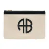 Anine Bing Lili Clutch In Neutral