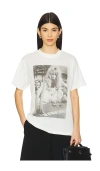 Anine Bing X Douglas Kirkland X Brigitte Bardot Lilli Graphic T-shirt In 象牙白