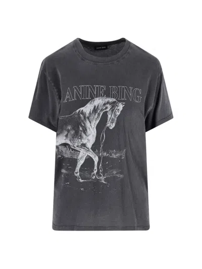 ANINE BING LILI HORSE T-SHIRT