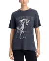 Anine Bing Lili Horse Tee In Black