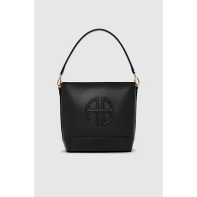 Anine Bing Lili Bucket Bag - Leather - Black