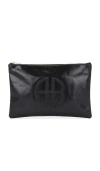 Anine Bing Lili Pouch In Black Pebbled In 黑色