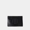Anine Bing Lili Pouch In Black Pebbled In Black