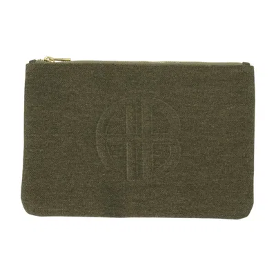 Anine Bing Lili Pouch -  - Cotton - Green