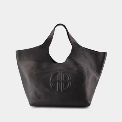 ANINE BING LILI SHOPPER BAG - ANINE BING - LEATHER - BLACK