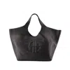 Anine Bing Medium Lili Tote In Black Pebbled