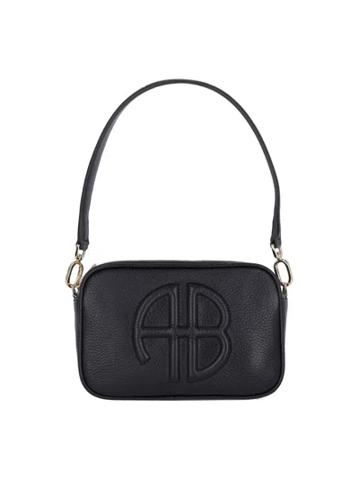 Anine Bing 'lili' Shoulder Bag In Black  