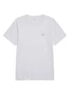 Anine Bing Lili Tee Framed Monogram In Heather Grey In Grey
