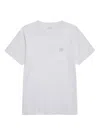 Anine Bing Lili Tee Framed Monogram In Heather Grey In Grey