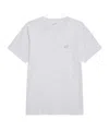Anine Bing Lili Tee Framed Monogram In Heather Grey In Heather Grey