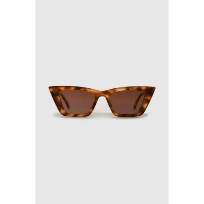 Anine Bing Lille Sunglasses In Brown