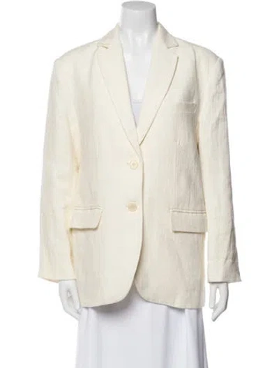 Pre-owned Anine Bing Linen Blazer In Neutral