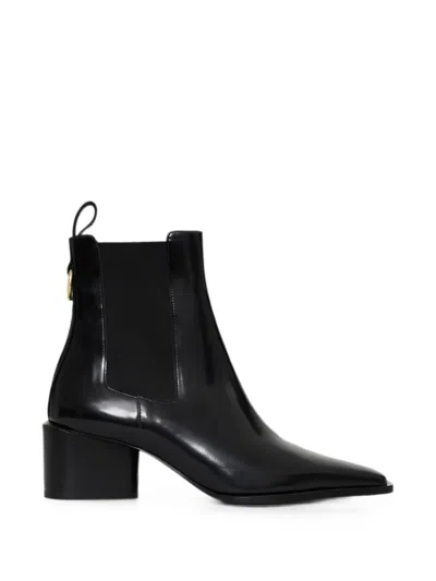 Anine Bing Livia Heeled Chelsea Boots In Black