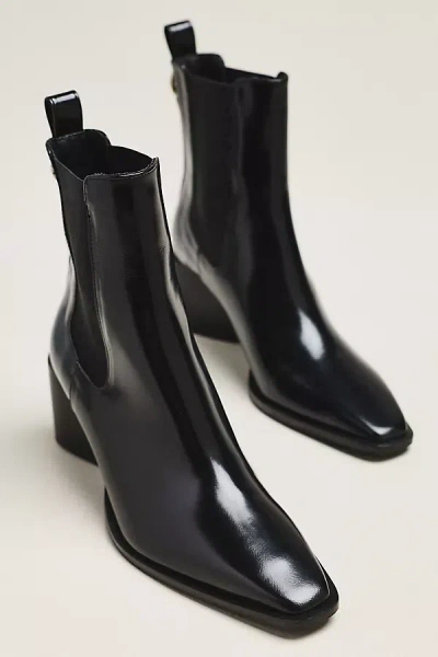 Anine Bing Livia Heeled Chelsea Boots In Black