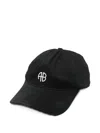 Anine Bing Jeremy Baseball Cap In Vintage Black