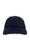 Anine Bing Logo-detail Baseball Cap In Blue