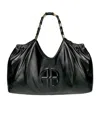 Anine Bing Womens Kate Leather Tote Bag Black In Black