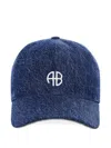 Anine Bing Logo-embroidered Jeremy Baseball Cap In Blue