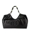 Anine Bing Womens Kate Leather Tote Bag Black In Black