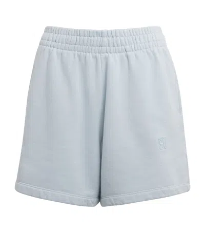 Anine Bing Logo Kam Shorts In Gray