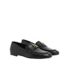 Anine Bing Corrine Embellished Lizard-effect Leather Loafers