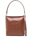 Anine Bing Logo-patch Tote Bag In Brown
