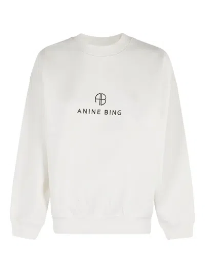 Anine Bing Logo-print Cotton Sweatshirt