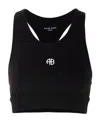 Anine Bing Blair Sports Bra For Low And High-impact Workouts In Black