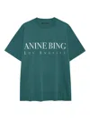 Anine Bing Logo-print T-shirt In Green