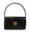 Anine Bing Elly Shoulder Bag In Black Embossed In Black