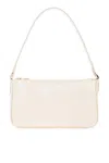 Anine Bing Logo Shoulder Bag In White