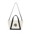Anine Bing Small Cara Shopper Bag In White