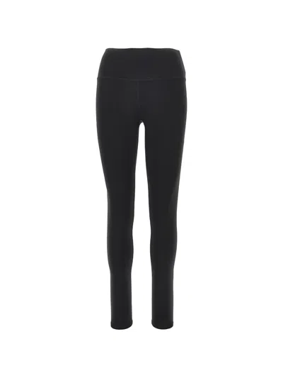 Anine Bing Logo-print Leggings In Black