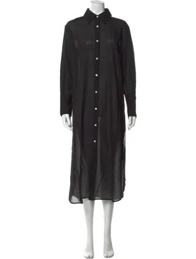 Pre-owned Anine Bing Long Dress W/ Tags In Black