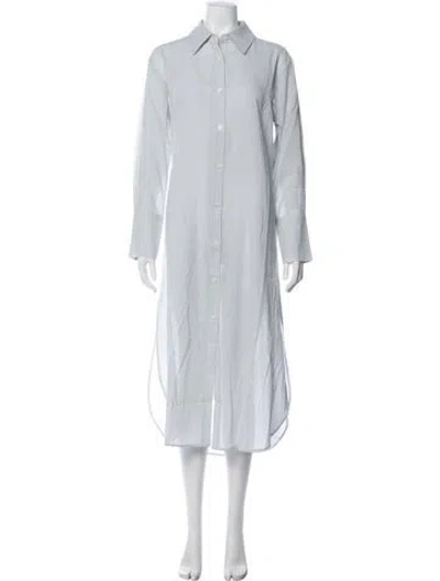 Pre-owned Anine Bing Long Dress W/ Tags In Blue