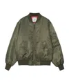 Anine Bing Leon Oversized Bomber Jacket In Green