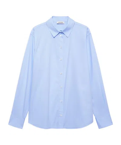 Anine Bing Long Sleeve Shirt In Blue