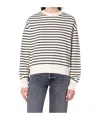 Anine Bing Dean Striped Sweatshirt